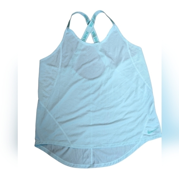 Nike Dri-Fit Criss Cross Back Workout Tank Sxz L - Picture 1 of 4